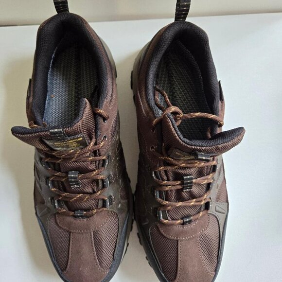 SKECHERS Mens Selmen-Enago Hiking Waterproof Shoe Brown main image 10
